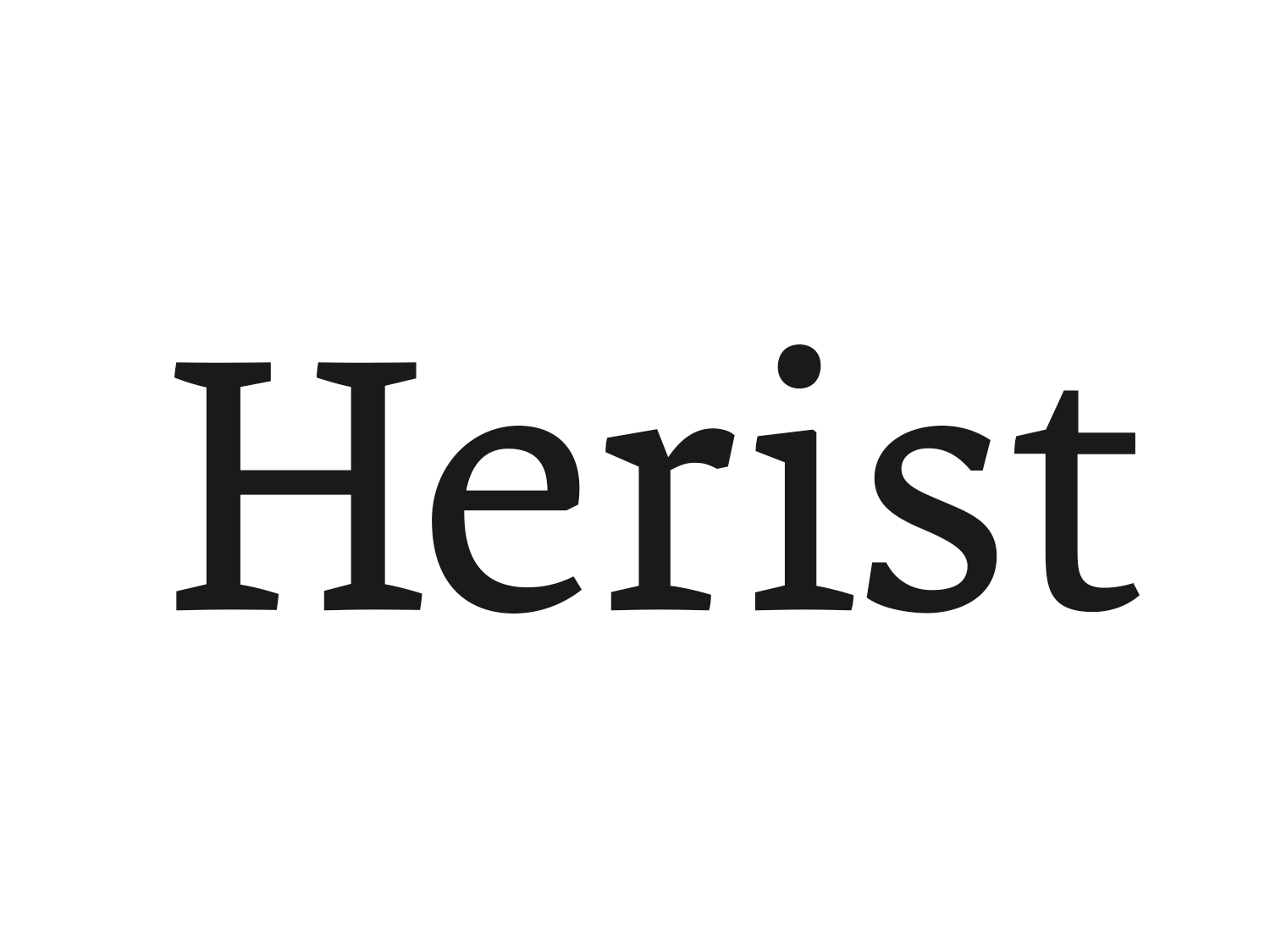Ein Bild zeigt das Logo von Herist Wein.