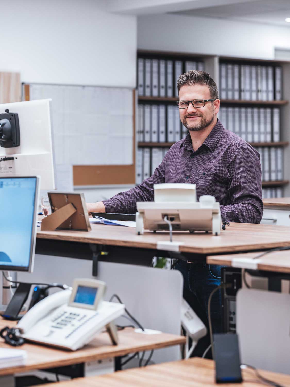 This picture shows Harald Vietz, Sales & Work Preparation at Trob.