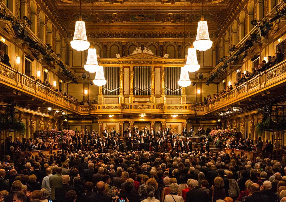 This picture shows the Musikverein in Vienna. 