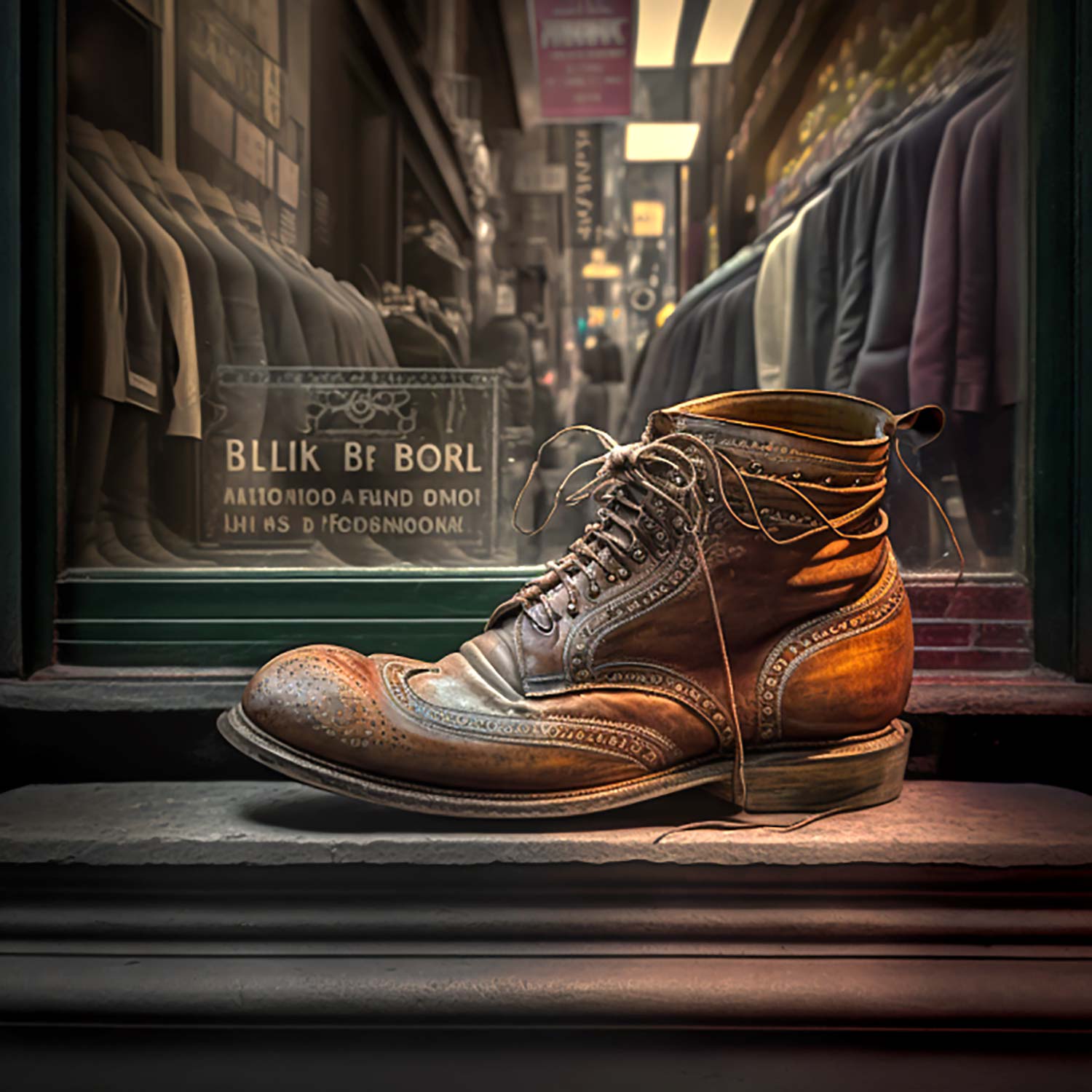 This image shows an illustration of a Ralph Lauren men's shoe.