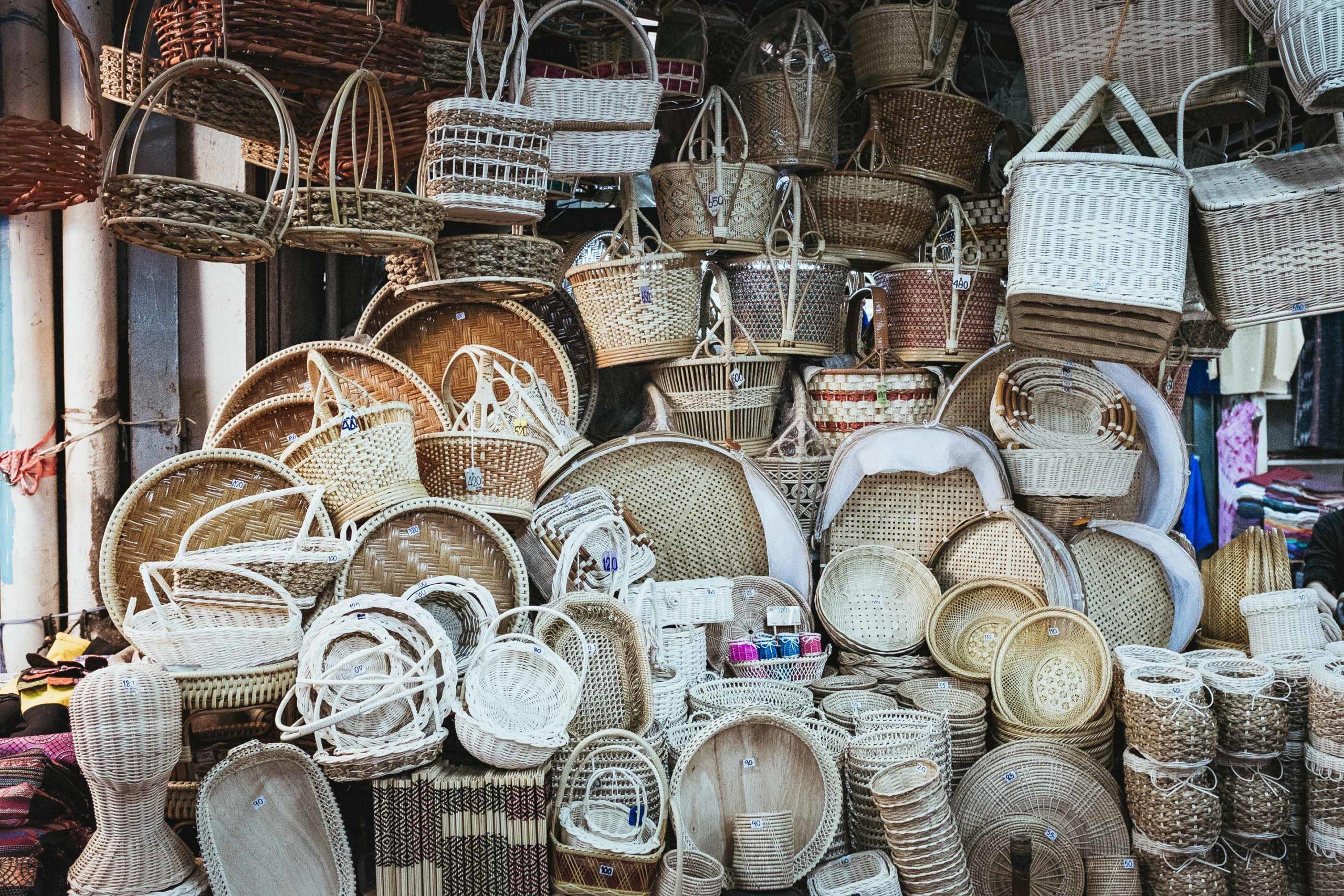 This image shows one of a series of photos taken in Chiang Mai, Warorot Market.