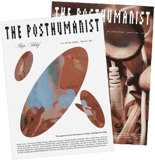 Dieses Bild zeigt das Cover des Magazins The Posthumanist.