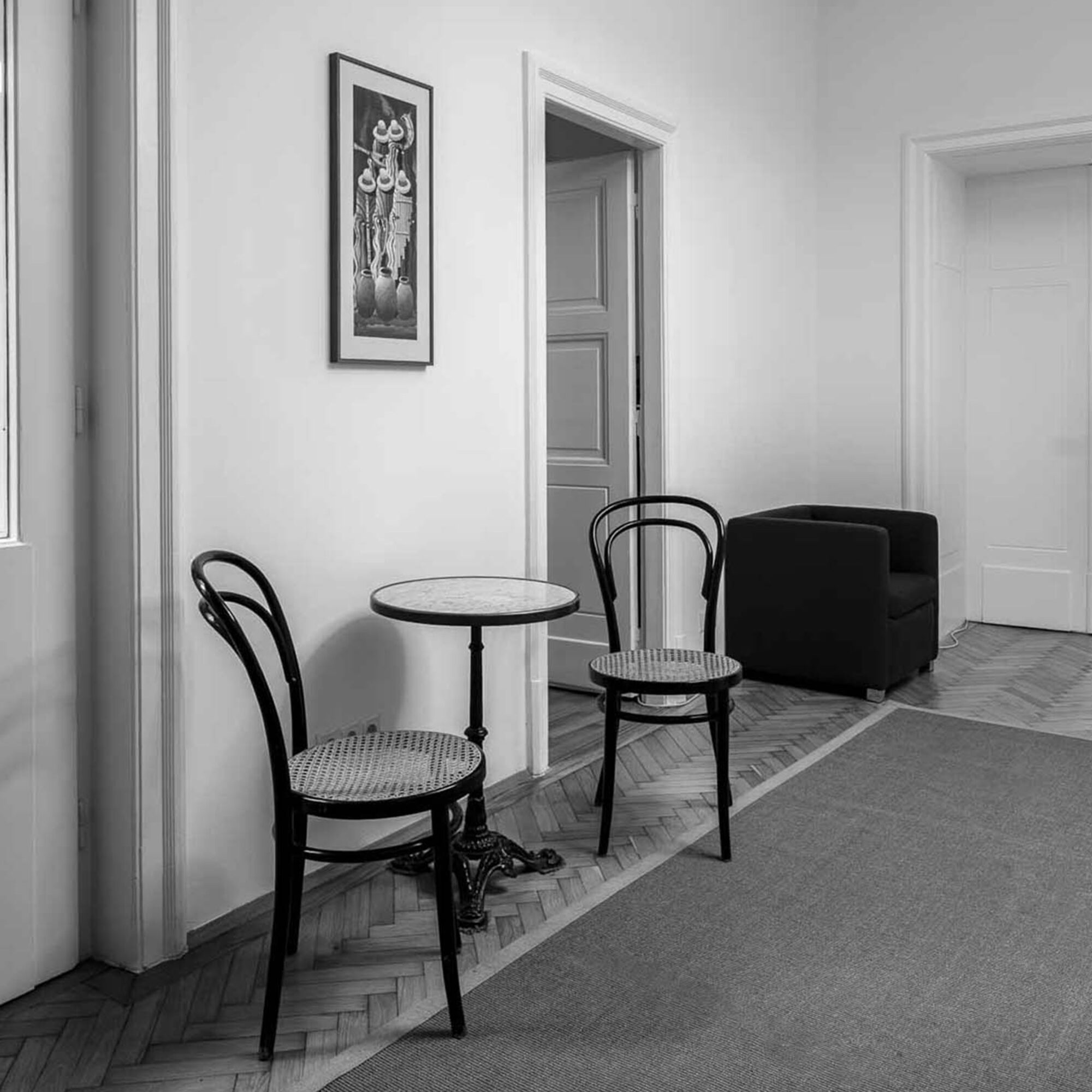 Büro der Steuerberatungs Argentur Denk und Umgeher in der Neubaugasse Wien.