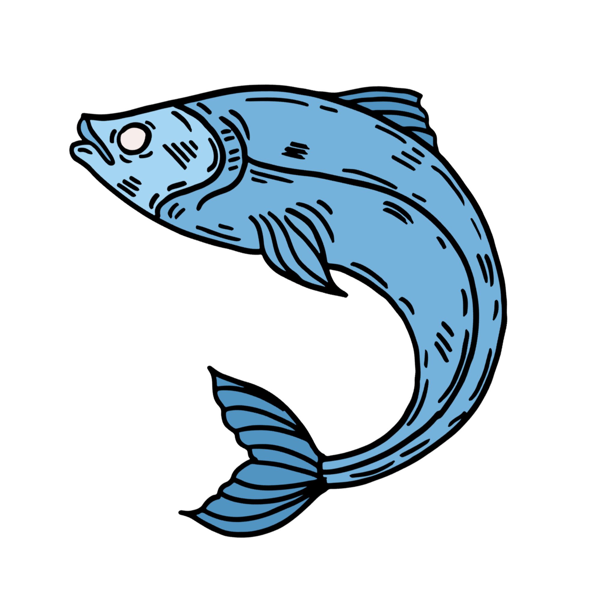 Fisch - Illustration für Gehirngesund.