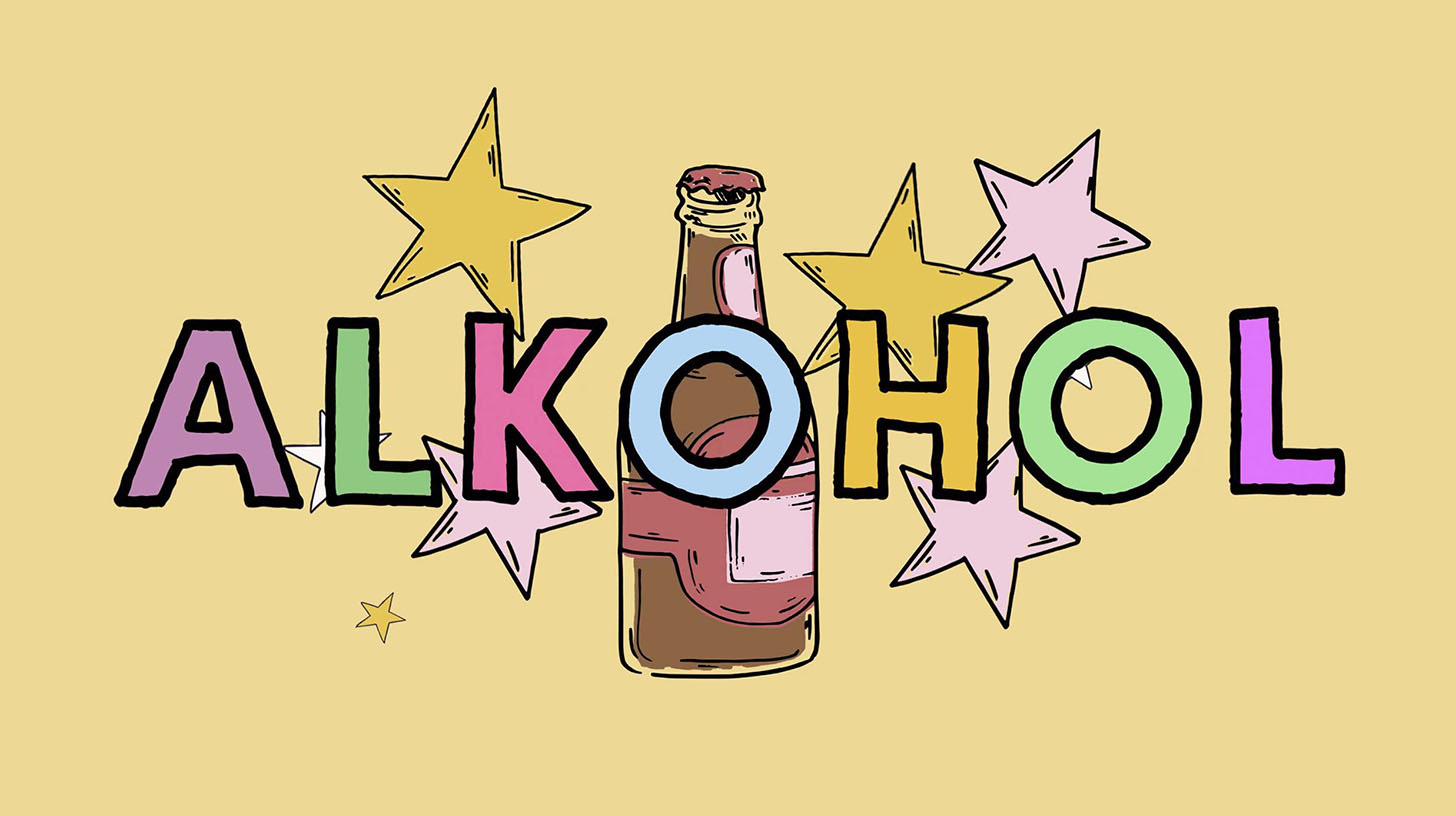 Standbild aus der Animation Alkohol - Risikofaktor für Demenzerkrankungen. Ein Video für gehirngesund.at